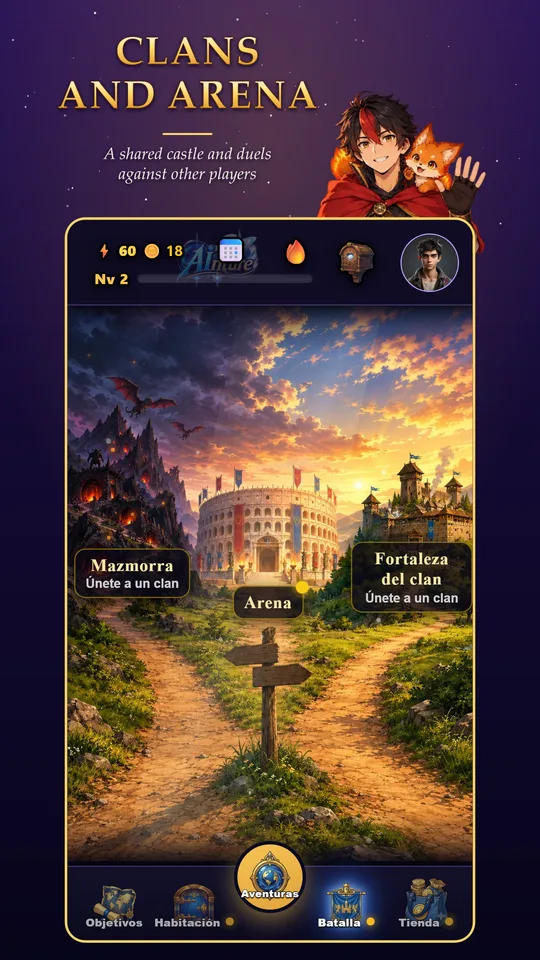 Clans and arena